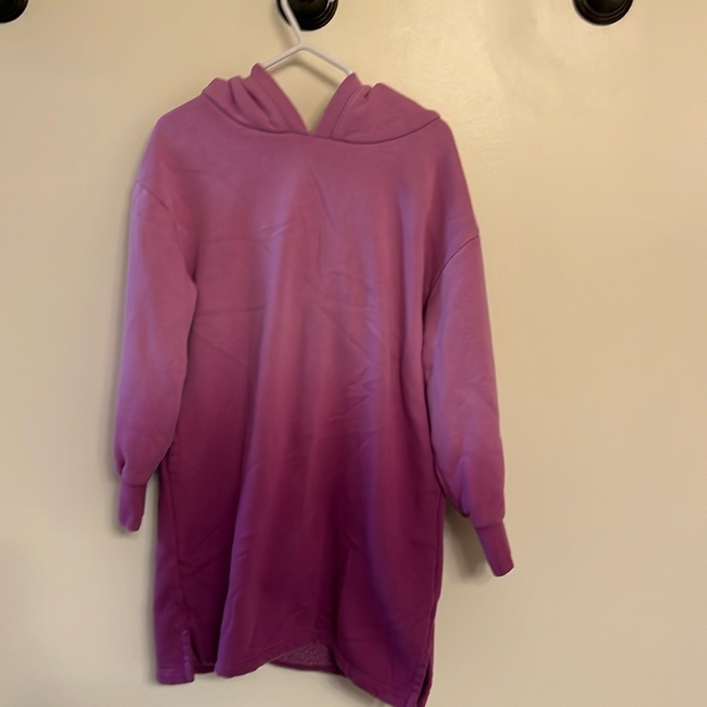 GapKids Ombré Hoodie Sweatshirt Dress, XS